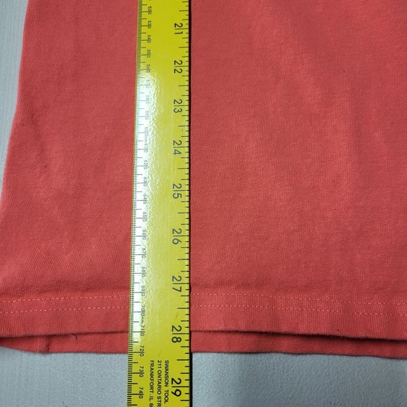 Vintage Look Champion Big C Embroidered Orange T-Shirt Men's Size Large Top - Picture 12 of 12